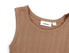 Lil Atelier mocha mousse top